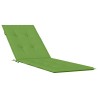 Coussin de chaise longue vert mélangé (75+105) x 50 x 4 cm tissu 562981562981