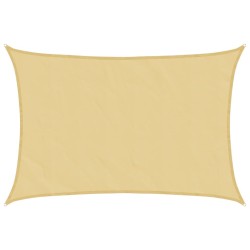Voile d'ombrage sable 5x3,5 m 100 % polyester oxford 562982562982