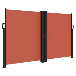 Auvent latéral rétractable terre cuite 140x1000 cm 562983562983