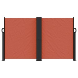 Auvent latéral rétractable terre cuite 140x1000 cm 562983562983