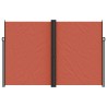 Auvent latéral rétractable terre cuite 220x1200 cm 562986562986
