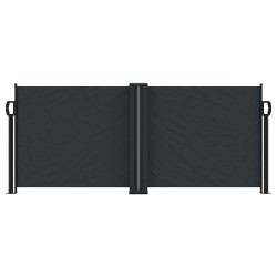 Auvent latéral rétractable noir 100x1000 cm 562989562989