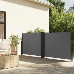 Auvent latéral rétractable anthracite 120x1000 cm 562990562990