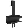 Support de douche suspendu noir mat acier inoxydable 304 brossé 562993562993