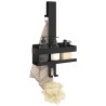 Support de douche suspendu noir mat acier inoxydable 304 brossé 562993562993
