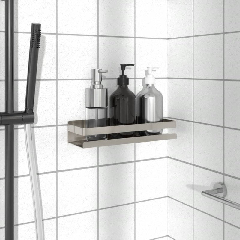 Étagère de douche 30x10x6 cm acier inoxydable 304 brossé 562996562996