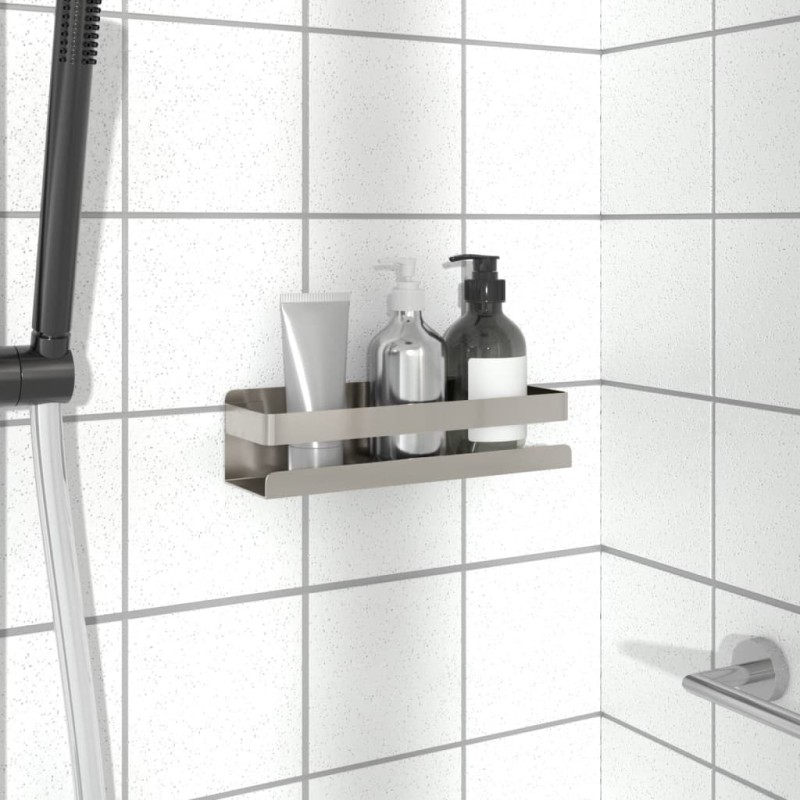 Étagère de douche 23x6,5x6 cm acier inoxydable 304 brossé 562997562997