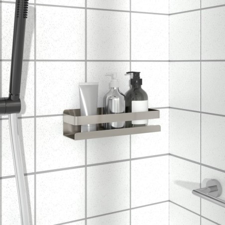Étagère de douche 23x6,5x6 cm acier inoxydable 304 brossé 562997562997