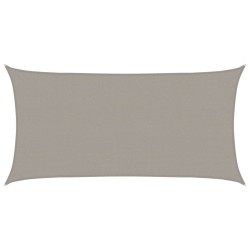 Voile d'ombrage 160 g/m² rectangulaire gris clair 2x3,5 m PEHD 563010563010