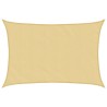 Voile d'ombrage sable 4,5x3,5 m 100 % polyester oxford 563019563019