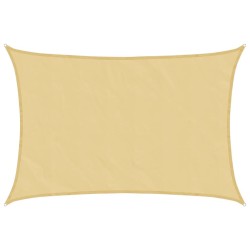 Voile d'ombrage sable 4x3 m 100 % polyester oxford 563027563027