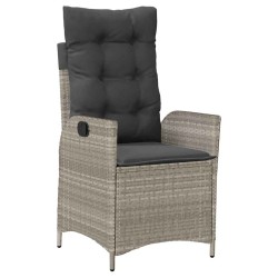 Ensemble de salle à manger pour jardin 3 pcs Gris clair 563045563045