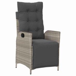 Ensemble de salle à manger pour jardin 3 pcs Gris clair 563058563058