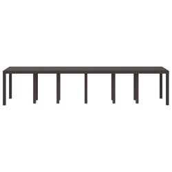 Table de Jardin Marron 350 x 100 x 74 cm polyrotin 563145563145