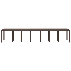 Table de Jardin Marron 400 x 100 x 73 cm polyrotin 563147563147