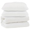 Couette avec oreiller 3 pcs Blanc Microfibre 563150563150