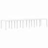 Table de Jardin Blanc 400 x 100 x 73 cm polyrotin 563168563168