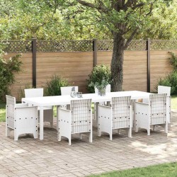 Table de Jardin Blanc 300 x 100 x 73 cm polyrotin 563170563170
