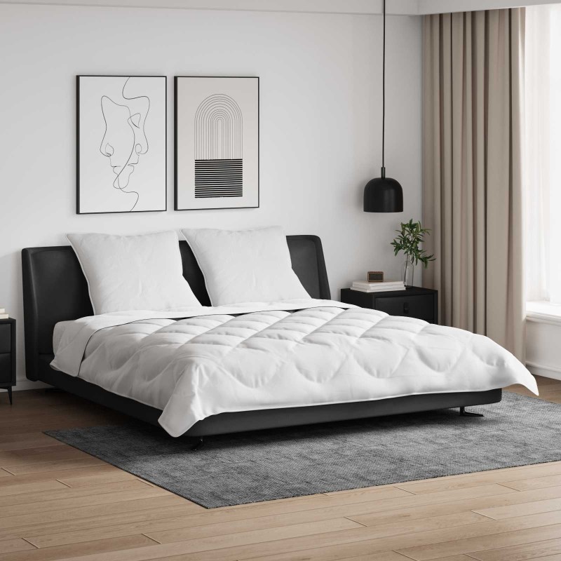Couette avec oreiller 3 pcs Blanc Microfibre 563174563174
