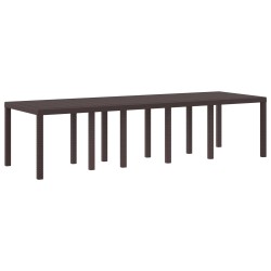 Table de Jardin Marron 300 x 100 x 73 cm polyrotin 563201563201