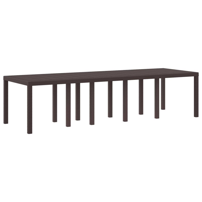Table de Jardin Marron 300 x 100 x 73 cm polyrotin 563201563201