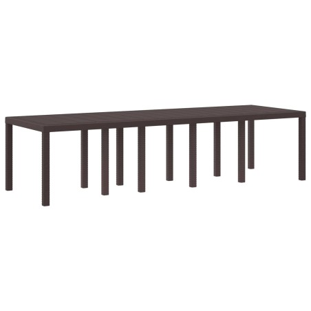 Table de Jardin Marron 300 x 100 x 73 cm polyrotin 563201563201