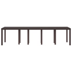 Table de Jardin Marron 300 x 100 x 73 cm polyrotin 563201563201
