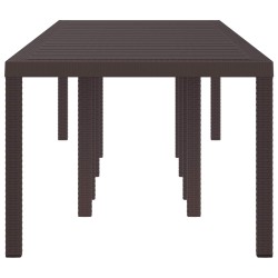 Table de Jardin Marron 300 x 100 x 73 cm polyrotin 563201563201