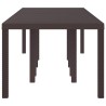 Table de Jardin Marron 300 x 100 x 73 cm polyrotin 563201563201