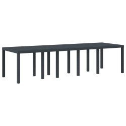 Table de Jardin Anthracite 300 x 100 x 73 cm polyrotin 563230563230