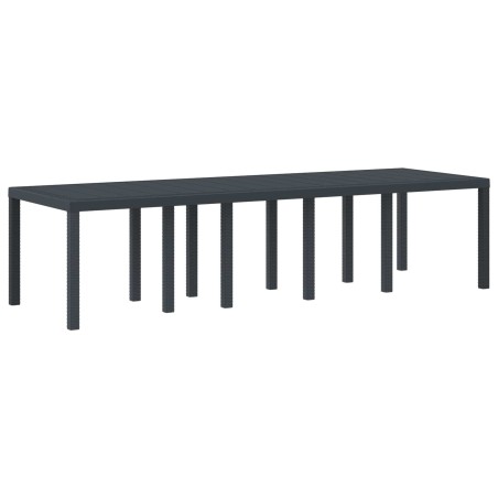 Table de Jardin Anthracite 300 x 100 x 73 cm polyrotin 563230563230