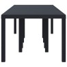 Table de Jardin Anthracite 300 x 100 x 73 cm polyrotin 563230563230