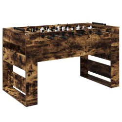Table de Foosball Chêne Fumé 146,5 x 74 x 85 cm 563232563232