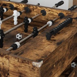 Table de Foosball Chêne Fumé 146,5 x 74 x 85 cm 563232563232