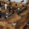 Table de Foosball Chêne Fumé 146,5 x 74 x 85 cm 563232563232