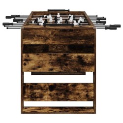 Table de Foosball Chêne Fumé 146,5 x 74 x 85 cm 563232563232