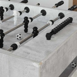 Table de Foosball Gris Béton 146,5 x 74 x 85 cm 563233563233