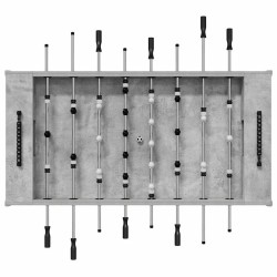 Table de Foosball Gris Béton 146,5 x 74 x 85 cm 563233563233