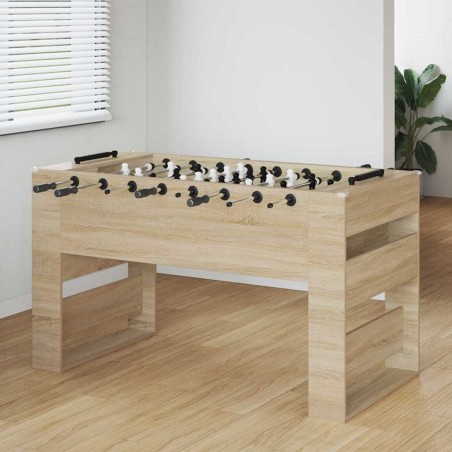 Table de Foosball Chêne Sonoma 146,5 x 74 x 85 cm 563234563234