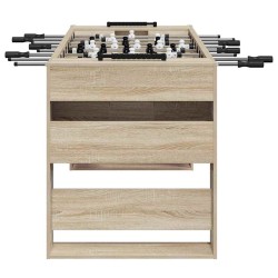 Table de Foosball Chêne Sonoma 146,5 x 74 x 85 cm 563234563234