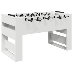 Table de Foosball Blanc 146,5 x 74 x 85 cm Bois d'ingénierie 563240563240