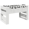 Table de Foosball Blanc 146,5 x 74 x 85 cm Bois d'ingénierie 563240563240