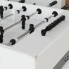 Table de Foosball Blanc 146,5 x 74 x 85 cm Bois d'ingénierie 563240563240