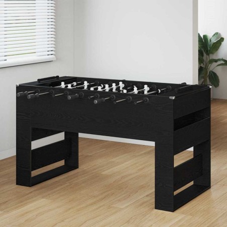 Table de Foosball Chêne Noir 146,5 x 74 x 85 cm 563241563241