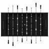 Table de Foosball Chêne Noir 146,5 x 74 x 85 cm 563241563241