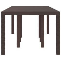 Table de Jardin Marron 250 x 100 x 73 cm polyrotin 563244563244