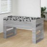 Table de Foosball Gris Sonoma 146,5 x 74 x 85 cm 563253563253