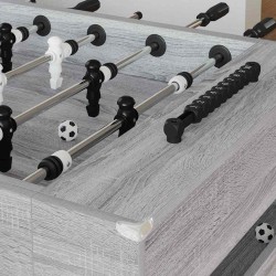 Table de Foosball Gris Sonoma 146,5 x 74 x 85 cm 563253563253