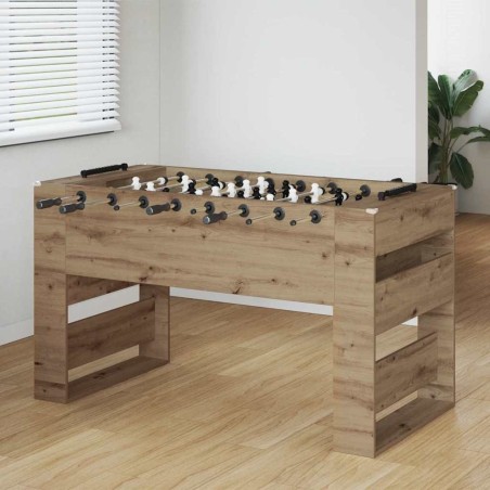 Table de Foosball Chêne Artisanal 146,5 x 74 x 85 cm 563255563255