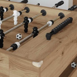 Table de Foosball Chêne Artisanal 146,5 x 74 x 85 cm 563255563255